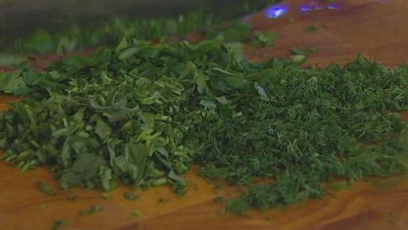 ШАГ 6. рисовые блинчики с сушеными грибами