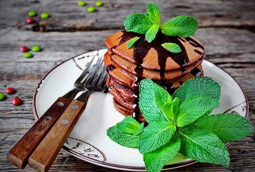 Шоколадные панкейки