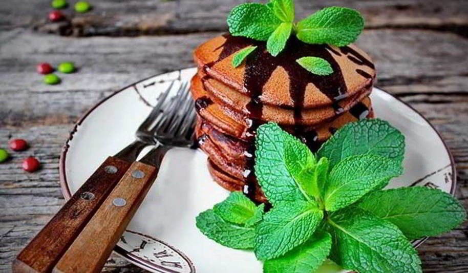 Рецепт шоколадные панкейки