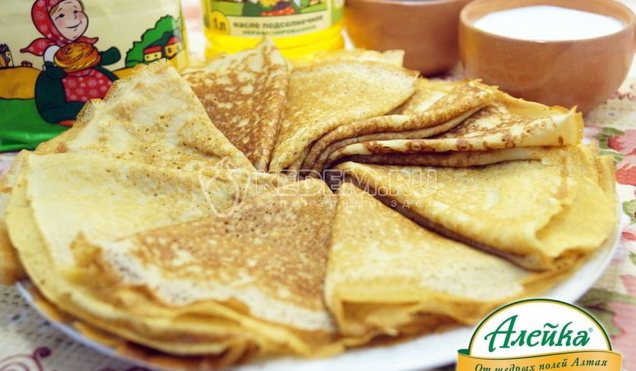 Рецепт тонкие блинчики на молоке с дырочками