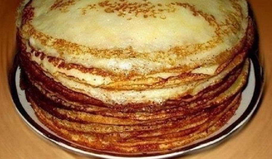 Рецепт тонкие блины на молоке