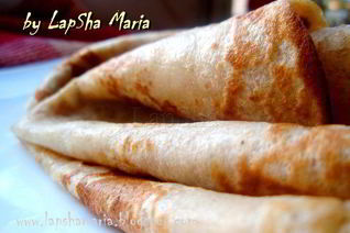 Цельнозерновые фитнес-блины 4злака с кленовым сиропом