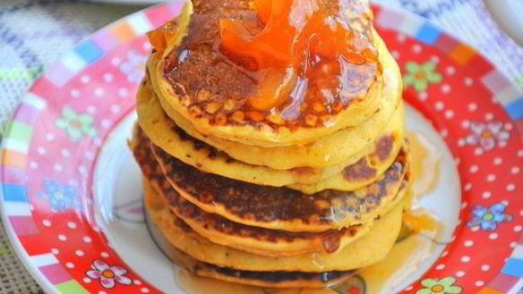 ШАГ 4. тыквенные панкейки