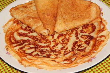 Вкусные блинчики на кефире