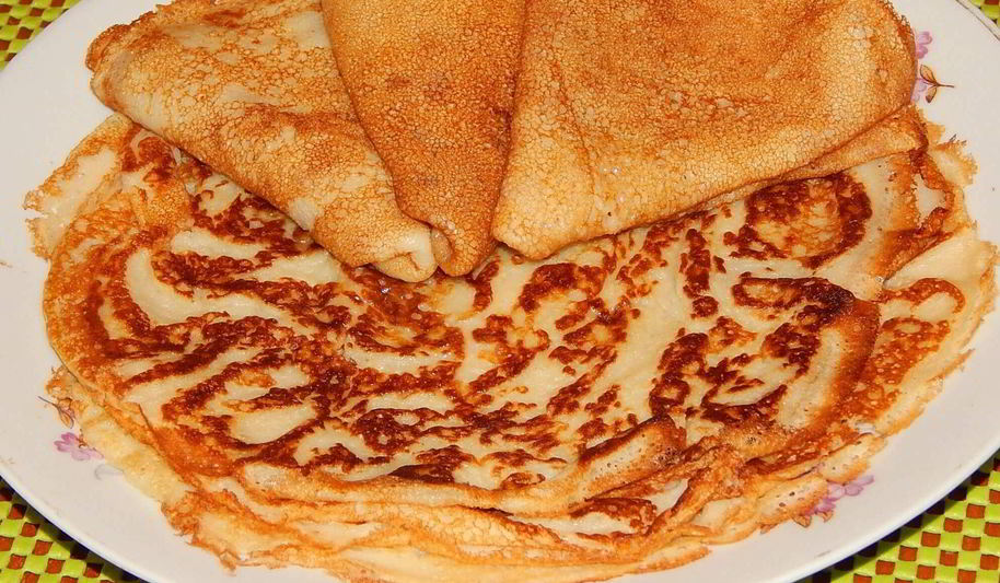 Рецепт вкусные блинчики на кефире