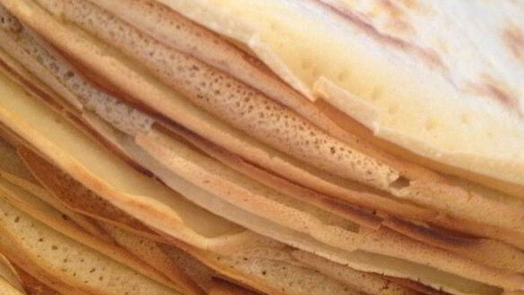 ШАГ 8. вкусные тонкие блины без молока