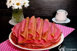 Ячневые блины с творогом