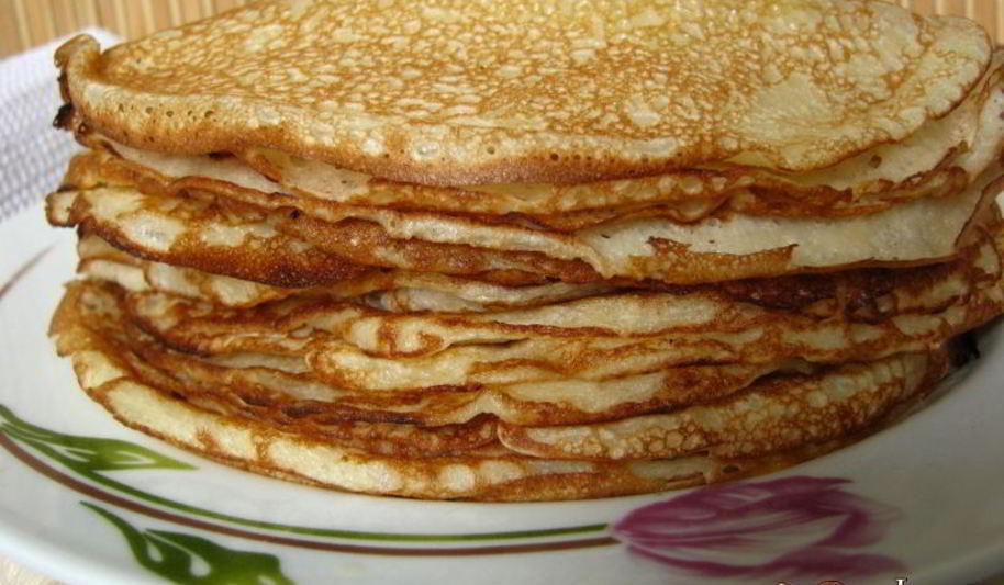Рецепт заварные блинчики на сладком йогурте