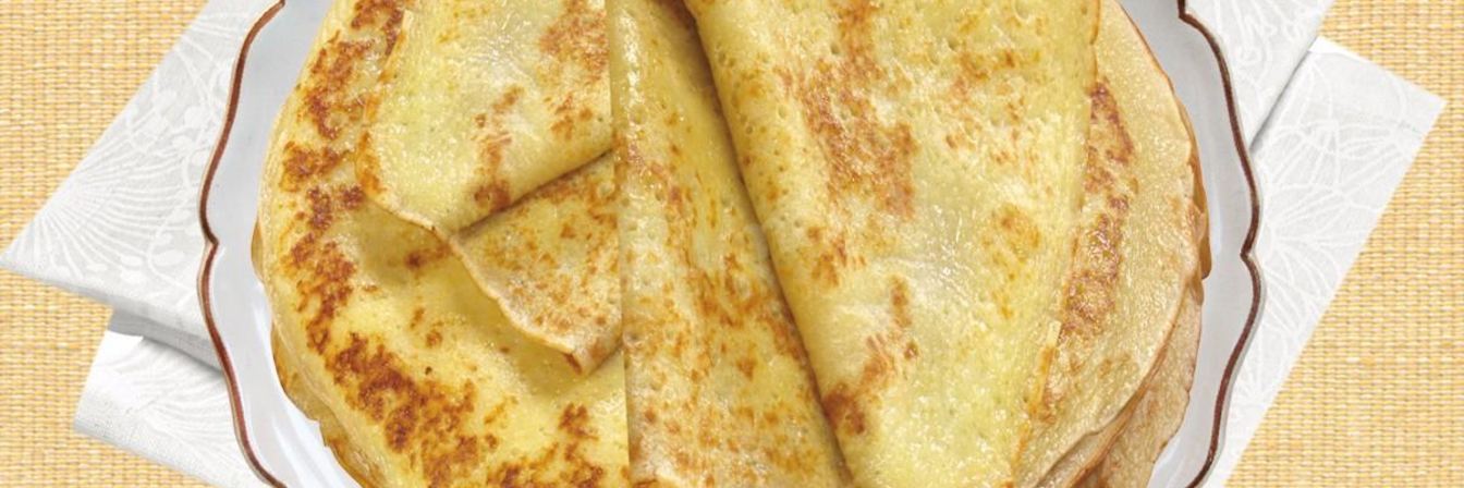 Заварные блины на кефире с молоком