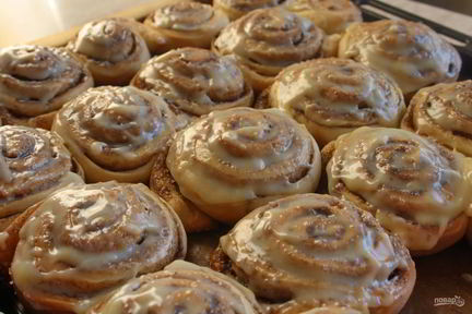Аппетитные булочки Синнабон