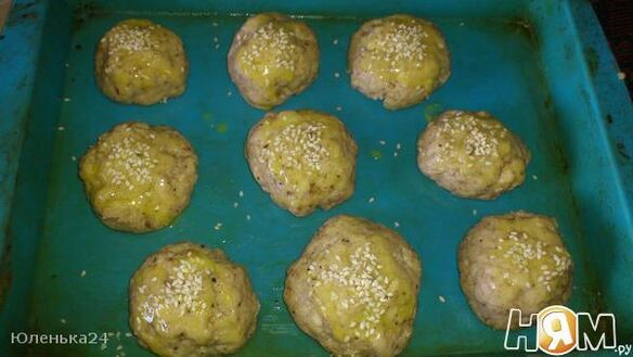 ШАГ 9. банановые булочки с кунжутом