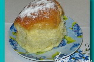 Булочки Buchteln со сливками