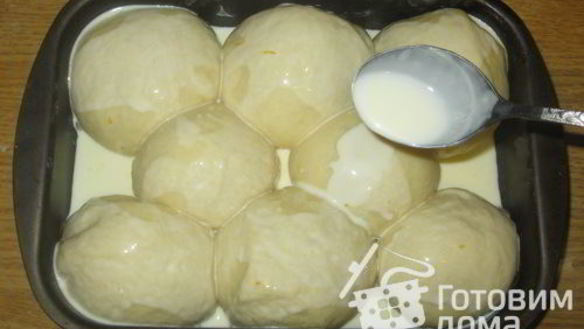 ШАГ 5. булочки buchteln со сливками