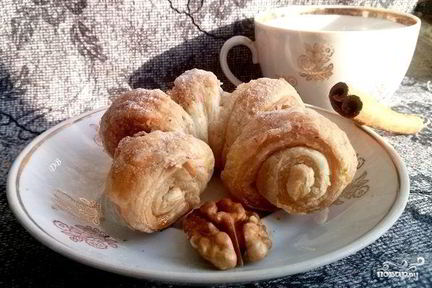 Булочки с корицей без дрожжей