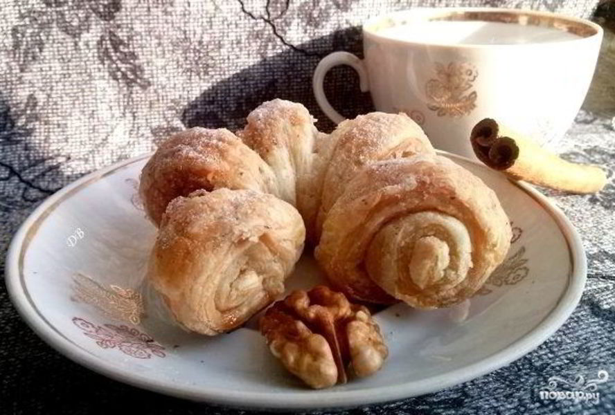 Булочки с корицей без дрожжей