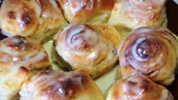 ШАГ 12. булочки с корицей, творогом и маскарпоне