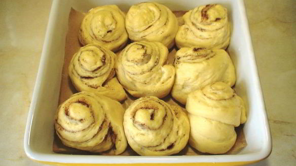 ШАГ 9. булочки с корицей, творогом и маскарпоне