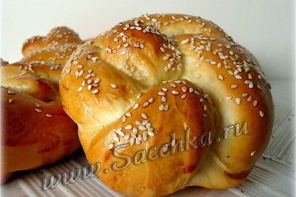 Булочки с кунжутом