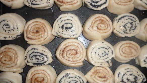 ШАГ 10. булочки с маком и корицей