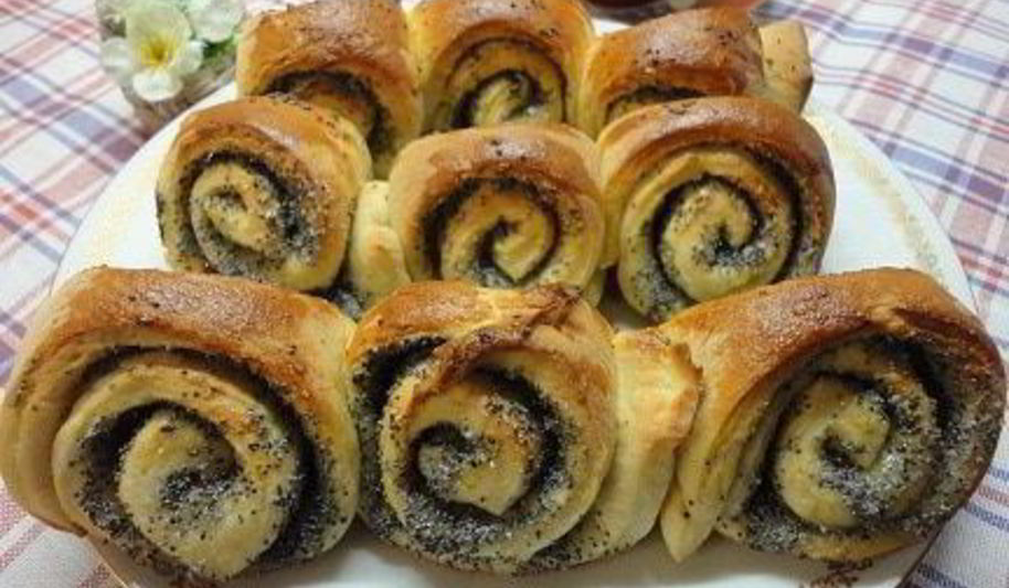 Рецепт булочки с маком