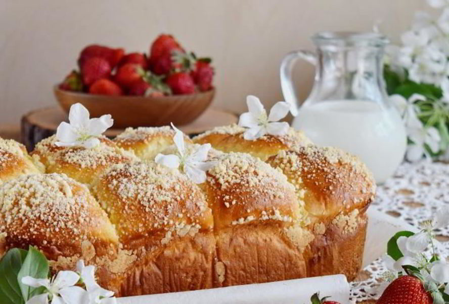 Булочки с посыпкой