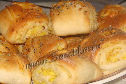 Булочки с сыром и маком