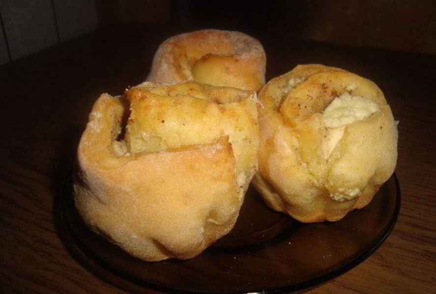 Булочки с творогом и корицей