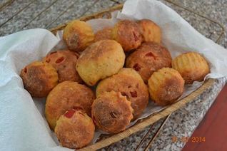 Булочки с творогом и запеченным сладким перцем