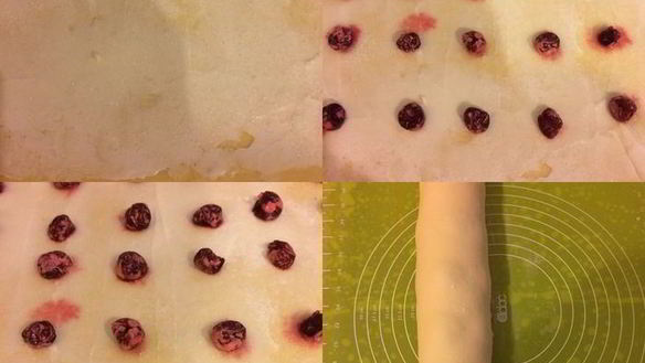 ШАГ 4. булочки со сливочным сыром и вишней