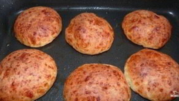 ШАГ 7. быстрые творожные булочки