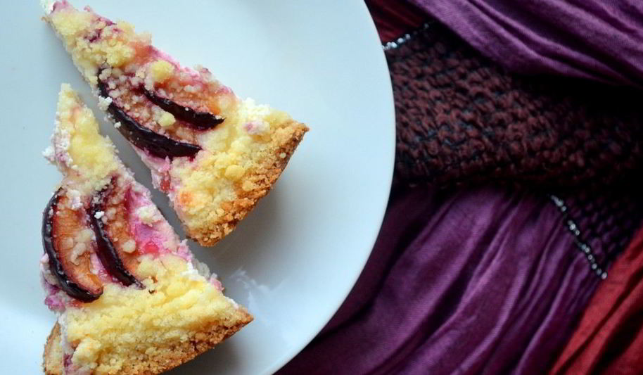 Рецепт королевская ватрушка со сливами