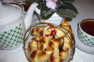 Круассаны с джемом