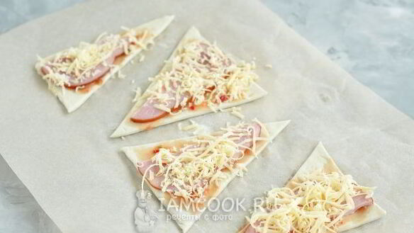 ШАГ 6. круассаны с ветчиной и сыром