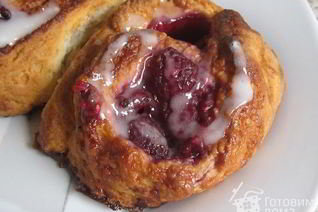 Малиновые булочки улитки