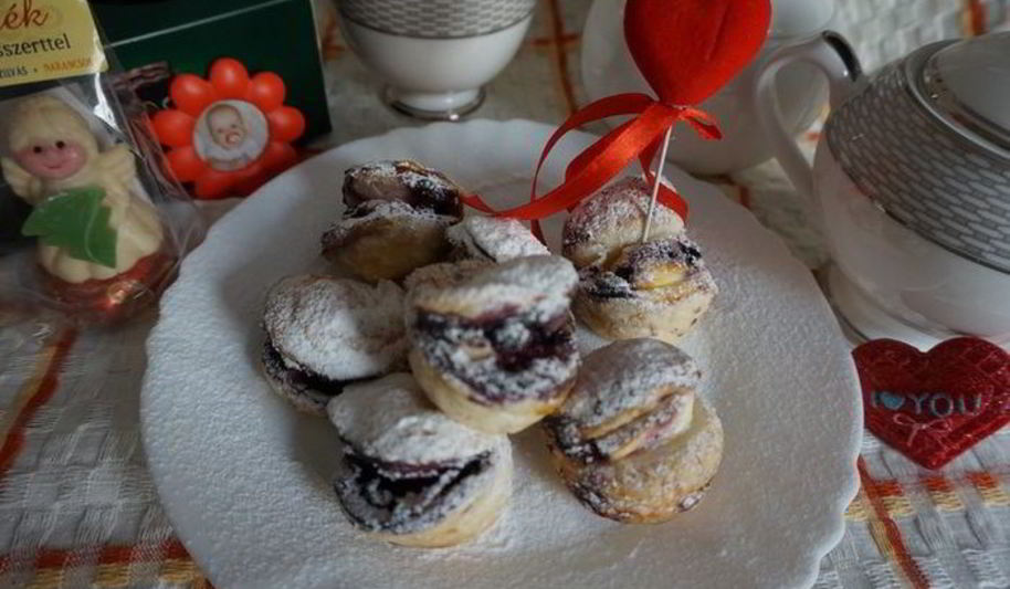 Рецепт мини-булочки bacio