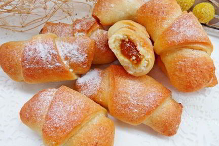 Постные круассаны