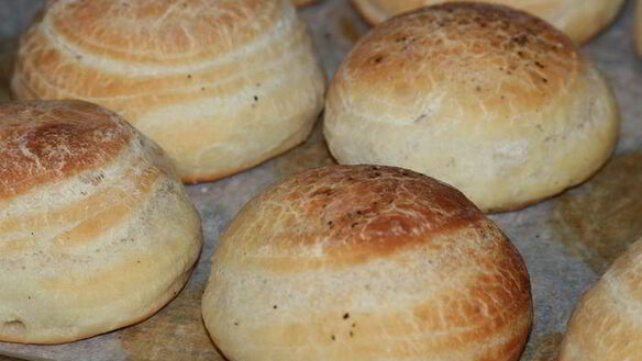 ШАГ 7. постные слоеные булочки