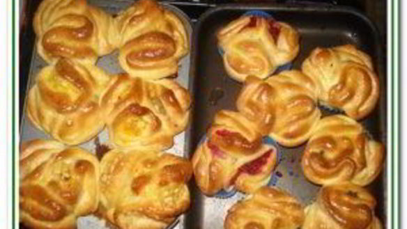 ШАГ 14. сдобные булочки с разной начинкой