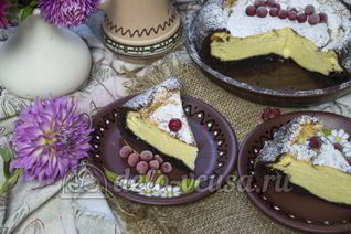 Шоколадная королевская ватрушка