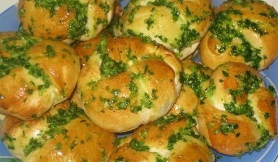 Рецепт сырные пампушки с чесноком