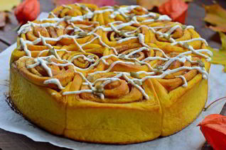 Тыквенные булочки с корицей