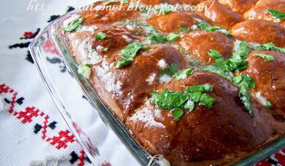 Рецепт украинские пампушки с чесноком