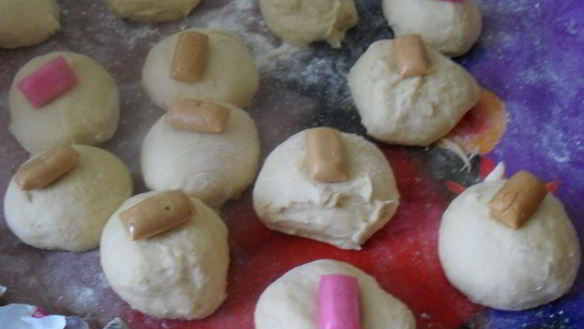 ШАГ 2. ванильные булочки сюрприз