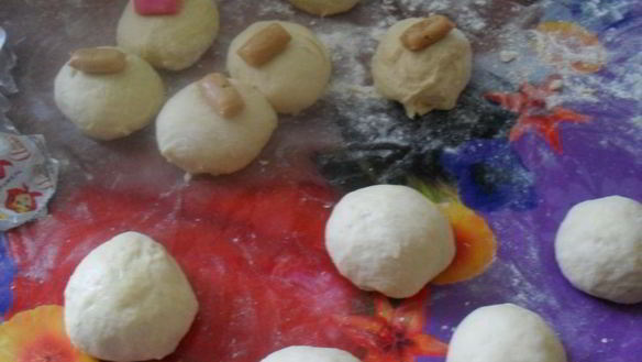 ШАГ 3. ванильные булочки сюрприз
