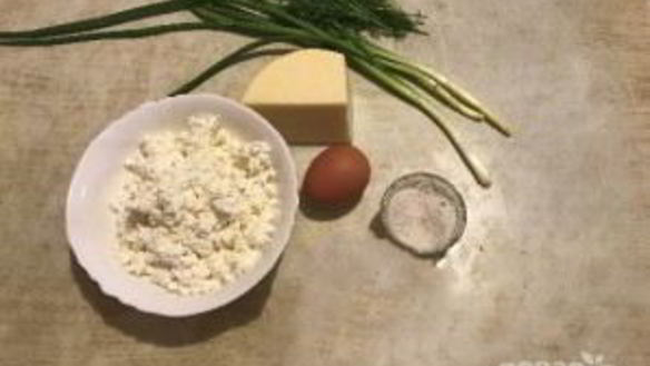 ШАГ 6. ватрушки с сыром и зеленью