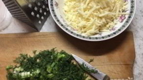 ШАГ 7. ватрушки с сыром и зеленью