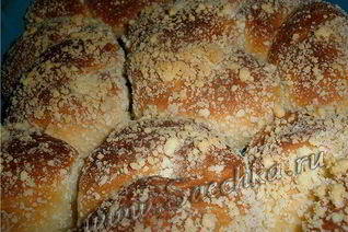Вкусные сдобные булочки