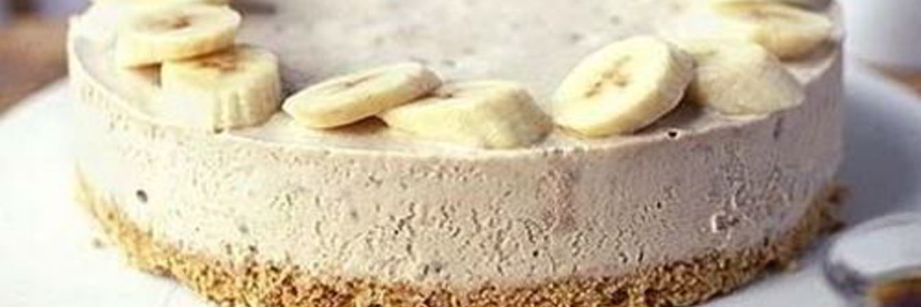 Банановый чизкейк без выпечки