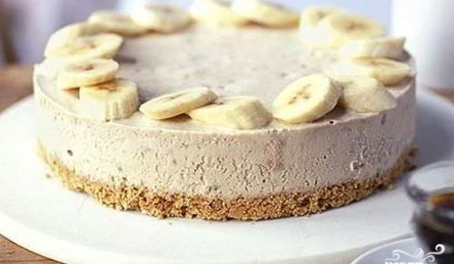 Рецепт банановый чизкейк без выпечки