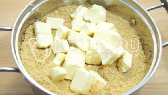 ШАГ 3. банановый чизкейк с творогом